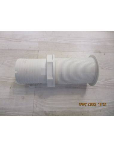 Soporte 2¨ manguera 55mm plastico blanco
