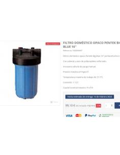 Filtro acqua opaco da 10'