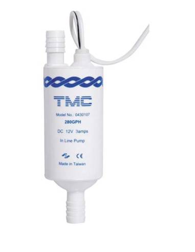 Bomba sumergible agua 12V  280gph  1060lts