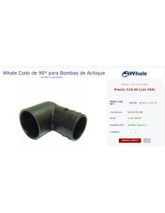 Whale Connection elbow 90o 1 ̈1/2 ̈ 38mm 2