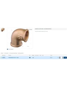 Codo Bronce H-H 90º 1 Guidi 2