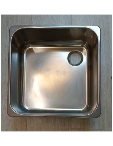 Fregadero inox 360x360mm