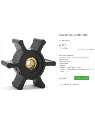Jabsco Impulsor 6303-0003