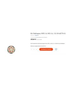 Johnson kit diafragma 09-46779-01 para bomba  WD-WPS 3.4