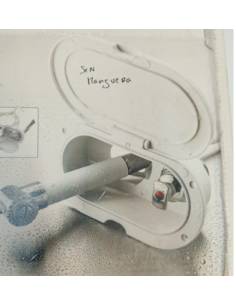 Caja ducha Frio/ caliente caja ovalada