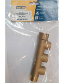 Vetus colector bronce 3/4¨ con 3 conexiones 1/2¨ 