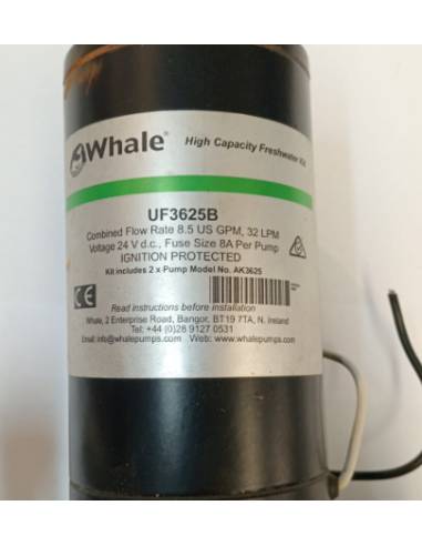 Whale UF3625B bomba presión 24V 32 L/min