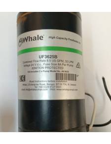 Whale UF3625B bomba presión 24V 32 L/min