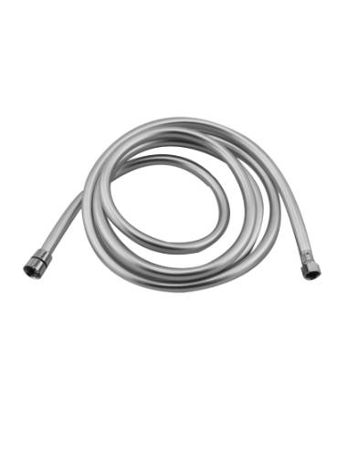 Manguera para ducha 1/2''-3/8'' rosca plata - gris