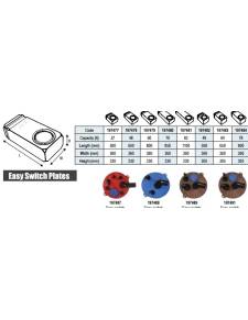 Deposito diabolo 82 Lts Largo 1100mm ancho 360mm alto 230mm  +  tapa GRIS