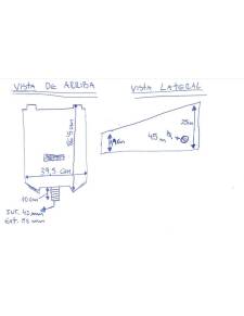 Vertical tank fountaine pajot 1017054 45lts