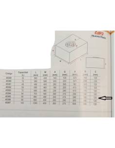 Serbatoio di acqua 85 lts 2