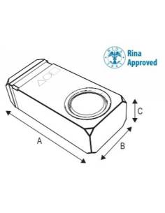 Deposito di diamante 78 Lts Lungo 800mm largo 360mm alto... 2