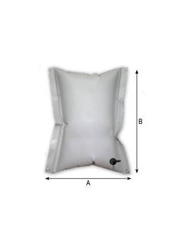 Deposito de agua flexible 100lts gris 74x100cm