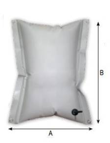 Deposito de agua flexible 100lts gris 74x100cm