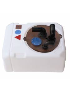 Deposito diabolo 64 Lts Largo 650mm ancho 360mm alto 305mm  + tapa GRIS 