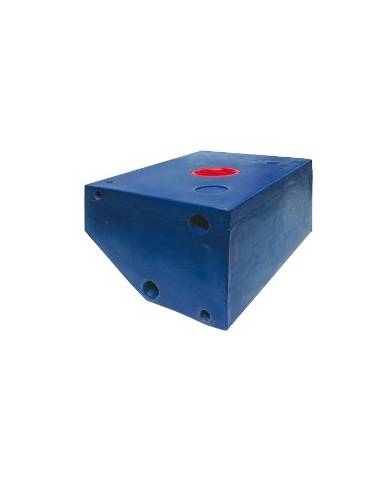 Black water tank 50 lts with lid 430x550x290mm