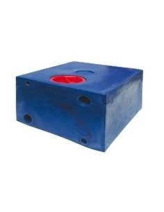 Réservoir eaux noires 47 litres avec couvercle 480x400x300mm