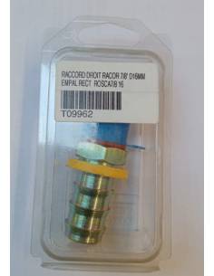 Raccord dorit racor 7/8 D16mm straight thread 7/8 16