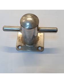 Bita acero inoxidable base 70x70mm