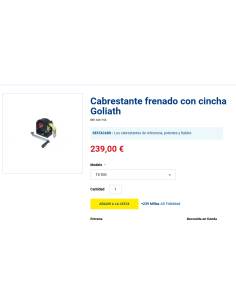 Cabrestante frenado con cincha Goliath 900kgs 2