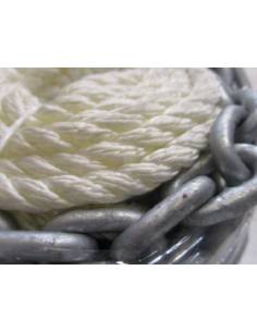 Kit fondeo cabo 8mm/15mts + cadena 6mm/ 5 mts 2