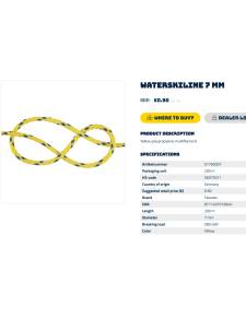 Talamex cabo flotante especial sky waterskilijn 7mm