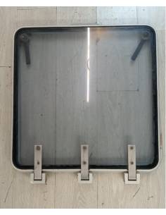 Lewmar escotilla 620x620mm con dos bisagras y cierres