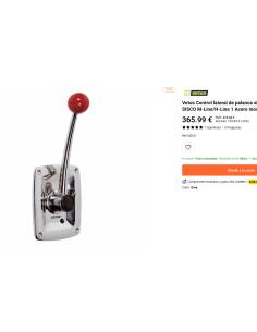 Vetus mando morse palanca simple para motor SISCO... 2