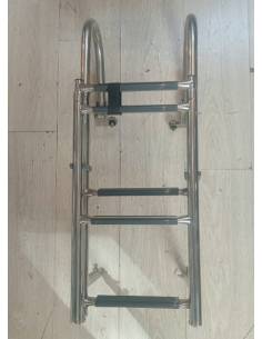 Escalera de baño inoxidable plegable y telescopica 6...