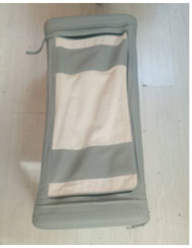 Baul piel/tela con compartimentos 190lts
