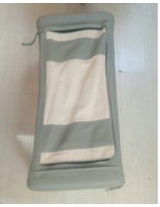 Baul piel/tela con compartimentos 190lts