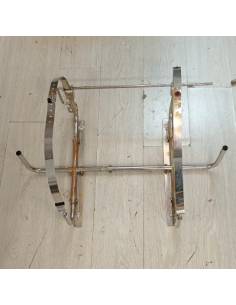 Soporte de balsa salvavidas inox, 750x520x200m ajustable