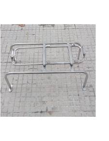 Soporte balsa salvavidas articulado en acero inoxidable