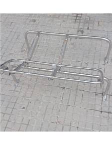 Soporte balsa salvavidas articulado en acero inoxidable