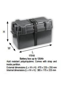 Caja bateria economica grande 470x225x255mm