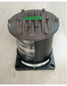 Aqua signal Led serie 65 verde Estribord  carcasa negra 24V