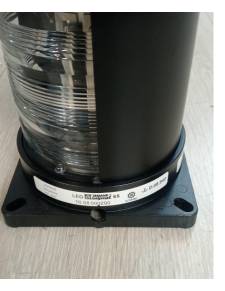 Aqua signal Led serie 65 verde Estribord  carcasa negra 24V