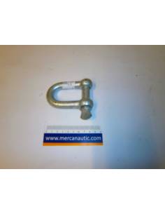 Grillete 14mm  recto galvanizado