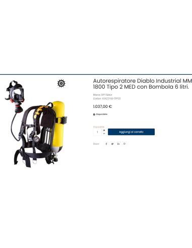 Equipo de respiración autónomo Diablo...