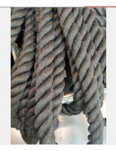 Amarra trenzado 3 torones 24mts/32mm