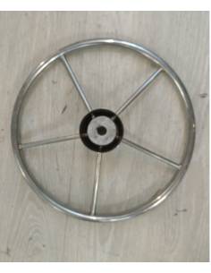 Volante acero inoxidable 5R d.380mm 2