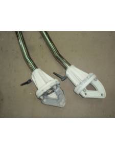 Pescantes inox con base en aluminio