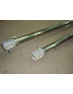 Pescantes inox con base en aluminio 2