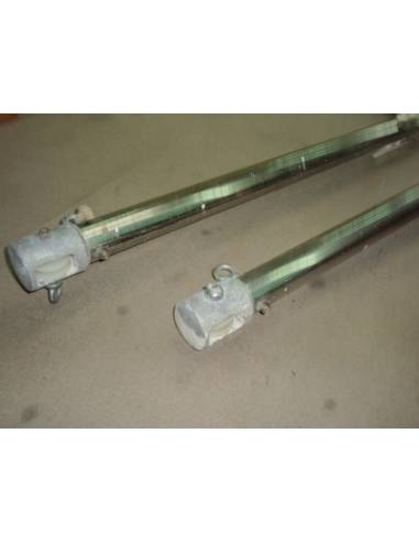 Pescantes inox con base en aluminio