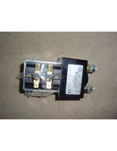 Rele ravioli bobina 24v 2 polos  outlet