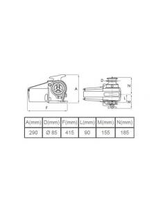Ancoraggio h. tigri alu g+d 1500w