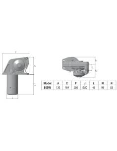Ancoraggio h. dolore. allu r. 800w/12v