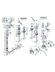 Kit mantenimiento molinete LOFRAN'S  X2-PROJECT 1000