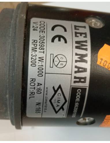 Lewmar reductora molinete 24V/1000W code 30598t